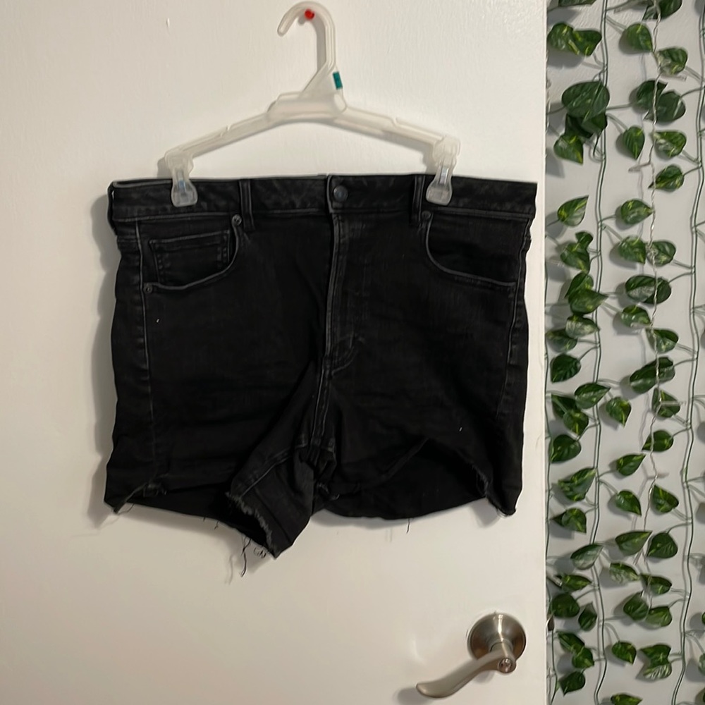 black american eagle shorts